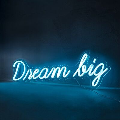 Lights4fun Dream Big LED Neon Leuchtschriftzug Lights4fun Dream Big LED Neon Leuchtschriftzug