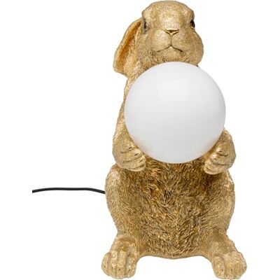 Kare Design Tischleuchte Sweet Rabbit, Gold, Hasen-Motiv, Tischlampe, Glas Schirm, kein Leuchtmittel inklusive, E27, Wohnzimmer, Tierlampe, Designer Leuchte Kare Design Tischleuchte Sweet Rabbit, Gold, Hasen-Motiv, Tischlampe, Glas Schirm, kein Leuchtmittel inklusive, E27, Wohnzimmer, Tierlampe, Designer Leuchte