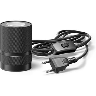 ledscom.de Tischlampe LITO, Schalter, schwarz, 1x E27 max. 60W ledscom.de Tischlampe LITO, Schalter, schwarz, 1x E27 max. 60W