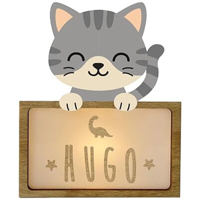 WONDEE Personalisierte Lampe mit Namen – Nachtlicht für Kinder und Katzen, Babygeschenk für Jungen und Mädchen, Taufgeschenk für Mädchen und Jungen (inkl. USB-C-Kabel) WONDEE Personalisierte Lampe mit Namen – Nachtlicht für Kinder und Katzen, Babygeschenk für Jungen und Mädchen, Taufgeschenk für Mädchen und Jungen (inkl. USB-C-Kabel)