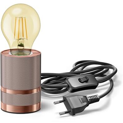 ledscom.de Tischlampe LITO, Schalter, bronze, inkl. LED Lampe 471lm, extra-warmweiß ledscom.de Tischlampe LITO, Schalter, bronze, inkl. LED Lampe 471lm, extra-warmweiß