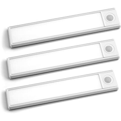PRECORN 3er Set I 20 cm Sensor Licht silber mit 34 LED´s Schrankbeleuchtung Lichtleiste USB-C wiederaufladbar Schranklicht mit Bewegungsmelder LED Küchenleuchte Kleiderschrank Nachtlicht Treppe PRECORN 3er Set I 20 cm Sensor Licht silber mit 34 LED´s Schrankbeleuchtung Lichtleiste USB-C wiederaufladbar Schranklicht mit Bewegungsmelder LED Küchenleuchte Kleiderschrank Nachtlicht Treppe
