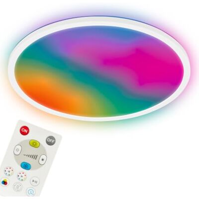 BRILONER LED Panel Dimmbar Fernbedienung CCTIC RGBIC Backlight Weiß 42 cm 22W, 3000lm, Farbwechsel, Speicherfunktion, Timer, Deckenleuchte, LED Lampe, Wohnzimmerlampe, Deckenlampe Schlafzimmer BRILONER LED Panel Dimmbar Fernbedienung CCTIC RGBIC Backlight Weiß 42 cm 22W, 3000lm, Farbwechsel, Speicherfunktion, Timer, Deckenleuchte, LED Lampe, Wohnzimmerlampe, Deckenlampe Schlafzimmer