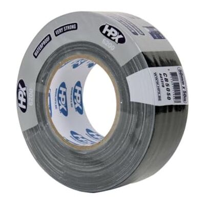 HPX Gaffer-Tape 6000 Schwarz - 50mm x 50m - Klebeband HPX Gaffer-Tape 6000 Schwarz - 50mm x 50m - Klebeband