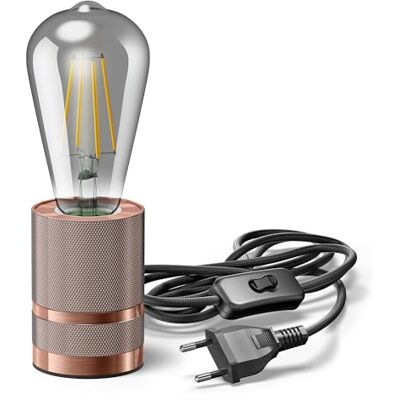 ledscom.de Tischlampe LITO, Schalter, bronze, inkl. LED Lampe 240lm, extra-warmweiß ledscom.de Tischlampe LITO, Schalter, bronze, inkl. LED Lampe 240lm, extra-warmweiß