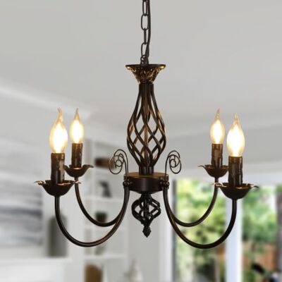 Comely Industrielle Kronleuchter 4 Lichter E14 Pendelleuchten DecKenleuchte Comely Industrielle Kronleuchter 4 Lichter E14 Pendelleuchten DecKenleuchte