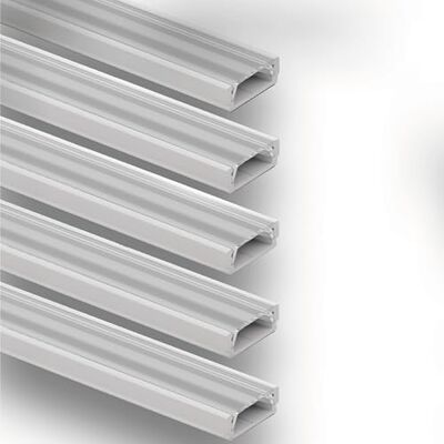 INNOVATE U-12 SLIM LED Profil 2m Weiß 5er-Set 17x6mm Diffusor Klar Aluprofil für LED Streifen 2m 12mm I Kühlkörper Indirekte Beleuchtung Wohnzimmer I Alu U Profil Indirekte Beleuchtung Decke INNOVATE U-12 SLIM LED Profil 2m Weiß 5er-Set 17x6mm Diffusor Klar Aluprofil für LED Streifen 2m 12mm I Kühlkörper Indirekte Beleuchtung Wohnzimmer I Alu U Profil Indirekte Beleuchtung Decke