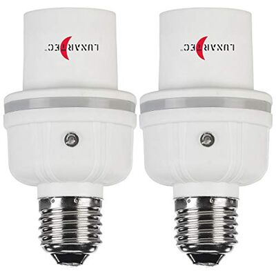 Lunartec Klatschsensor: 2er-Set Lampensockel-Adapter E27-E27 mit Helligkeits- & Geräuschsensor (Klatsch Licht, LED-Lampe mit Klatschsensor, Auto) Lunartec Klatschsensor: 2er-Set Lampensockel-Adapter E27-E27 mit Helligkeits- & Geräuschsensor (Klatsch Licht, LED-Lampe mit Klatschsensor, Auto)