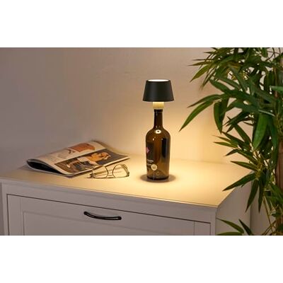 Northpoint LED Tischlampe Akku Flaschenlampe Tischleuchte mit Touchsensor 3000mAh Akku 200lm warmweißes Licht (3000K) stufenlos dimmbar für Innen und Außen olivegrün Northpoint LED Tischlampe Akku Flaschenlampe Tischleuchte mit Touchsensor 3000mAh Akku 200lm warmweißes Licht (3000K) stufenlos dimmbar für Innen und Außen olivegrün