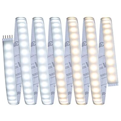 Paulmann 70533 MaxLED 1000 LED Strip Tunable White Einzelstripe IP44 27W 1020lm/m dimmbar 2,5m Silber Kunststoff 108LEDs/m Paulmann 70533 MaxLED 1000 LED Strip Tunable White Einzelstripe IP44 27W 1020lm/m dimmbar 2,5m Silber Kunststoff 108LEDs/m