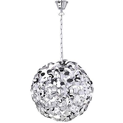 Trio Leuchten Decken Halogen Pendel Lampe Hänge Leuchte Chrom Blüten Design 3x G9 R11913106 Trio Leuchten Decken Halogen Pendel Lampe Hänge Leuchte Chrom Blüten Design 3x G9 R11913106