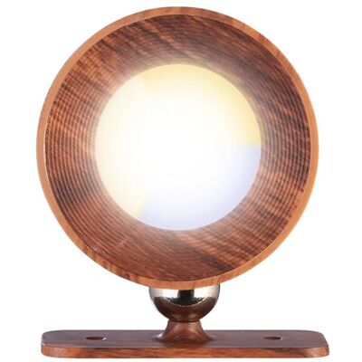 Lunartec LED-Lampe Wohnzimmer: CCT-LED-Wandlampe mit Magnetfuß, dimmbar, Touch-Bedienung, walnuss (Wandleuchte mit Schalter, Aufbaustrahler, Akkus) Lunartec LED-Lampe Wohnzimmer: CCT-LED-Wandlampe mit Magnetfuß, dimmbar, Touch-Bedienung, walnuss (Wandleuchte mit Schalter, Aufbaustrahler, Akkus)