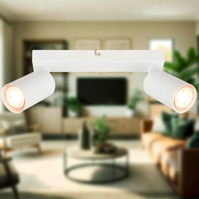 B.K.LICHT - Briloner GU10 5W - Schwarz - Metall - Bettlampe B.K.LICHT - Briloner GU10 5W - Schwarz - Metall - Bettlampe