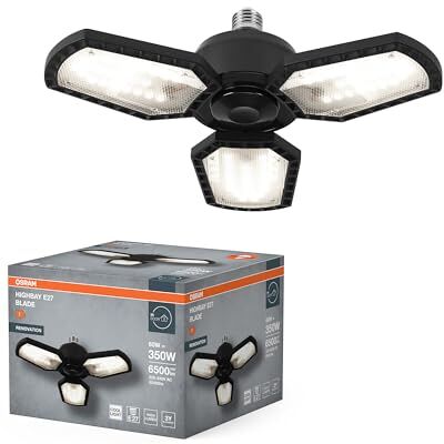 Osram Highbay Blade Deckenlampe mit Flügeln, 60W, E27 Osram Highbay Blade Deckenlampe mit Flügeln, 60W, E27