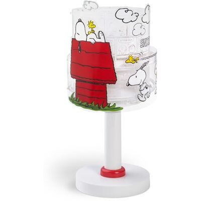 Dalber Kinder Tischlampe Nachttischlampe Snoopy, 76301, G4-4W LED Glühbirne enthalten, Weiß Dalber Kinder Tischlampe Nachttischlampe Snoopy, 76301, G4-4W LED Glühbirne enthalten, Weiß