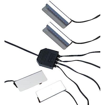 Lunartec Glasregal beleuchtet: LED-Glasbodenbeleuchtung, 4 Klammern mit 12 tageslichtweißen LEDs (Glasregal mit Beleuchtung, Glasboden, Light) Lunartec Glasregal beleuchtet: LED-Glasbodenbeleuchtung, 4 Klammern mit 12 tageslichtweißen LEDs (Glasregal mit Beleuchtung, Glasboden, Light)