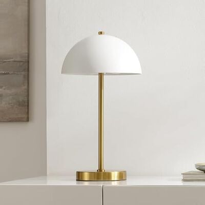Safavieh Modern Metall Tischlampe, Messing und Weiß Safavieh Modern Metall Tischlampe, Messing und Weiß