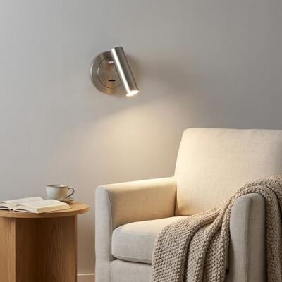 B·LED BARCELONA LED BARCELONA LED Wandleuchte LED Nickel Satinierbar Verstellbar 3W Warmweiß 2700K, Leselampe für Schlafzimmer Kopfteil Treppe Restaurant Badezimmer Industriestil Vintage Minimalistisch B·LED BARCELONA LED BARCELONA LED Wandleuchte LED Nickel Satinierbar Verstellbar 3W Warmweiß 2700K, Leselampe für Schlafzimmer Kopfteil Treppe Restaurant Badezimmer Industriestil Vintage Minimalistisch