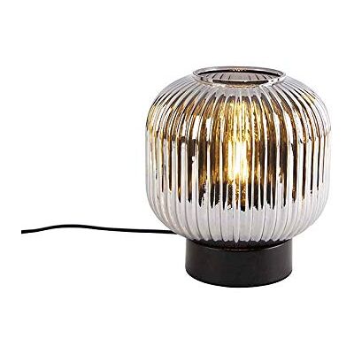 QAZQA Art Deco Tischlampe - Schwarz - 25W QAZQA Art Deco Tischlampe - Schwarz - 25W