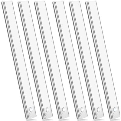 JEKEMORYE Warmweiß 30CM 6 Stück Unterbauleuchte Küche LED Schrankbeleuchtung Lampe Bewegungsmelder Akku Beleuchtung Licht Batterie Schrank Leuchte Slim Schranklicht Lichtleiste Kabellos Leiste Aufladbar JEKEMORYE Warmweiß 30CM 6 Stück Unterbauleuchte Küche LED Schrankbeleuchtung Lampe Bewegungsmelder Akku Beleuchtung Licht Batterie Schrank Leuchte Slim Schranklicht Lichtleiste Kabellos Leiste Aufladbar