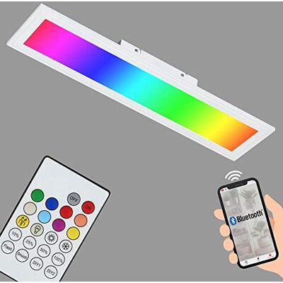 BRILONER Leuchten LED Deckenleuchte-Panel, Einbauleuchte, 18W, dimmbar, Farbtemperatursteuerung, App-Steuerung, Bluetooth, rechteckig, weiß, 59.5 cm BRILONER Leuchten LED Deckenleuchte-Panel, Einbauleuchte, 18W, dimmbar, Farbtemperatursteuerung, App-Steuerung, Bluetooth, rechteckig, weiß, 59.5 cm