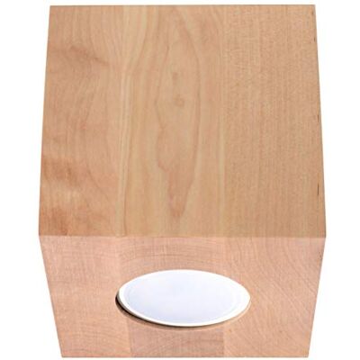 MiaLux Keira Wandlampe Wandleuchte Innen Holz Rechteckig 1 x GU10 bis max. 40W 230V IP20 Wohnzimmer Schlafzimmer Treppenhaus Flur Energieklasse A++ MiaLux Keira Wandlampe Wandleuchte Innen Holz Rechteckig 1 x GU10 bis max. 40W 230V IP20 Wohnzimmer Schlafzimmer Treppenhaus Flur Energieklasse A++