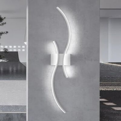 Comely LED Wandleuchte Innen, 27W Lange Wandlampe Weiß 80CM, 6500K Comely LED Wandleuchte Innen, 27W Lange Wandlampe Weiß 80CM, 6500K