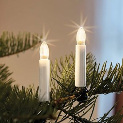 hellum Tannenbaum Lichterkette LED-Filament innen 15 LED, Stecker teilbar Made in Germany warmweiß, Weihnachtsbeleuchtung mit Clip, 9,8m beleuchtet, Stecker teilbar, Kabel grün <59lm 815009 hellum Tannenbaum Lichterkette LED-Filament innen 15 LED, Stecker teilbar Made in Germany warmweiß, Weihnachtsbeleuchtung mit Clip, 9,8m beleuchtet, Stecker teilbar, Kabel grün <59lm 815009