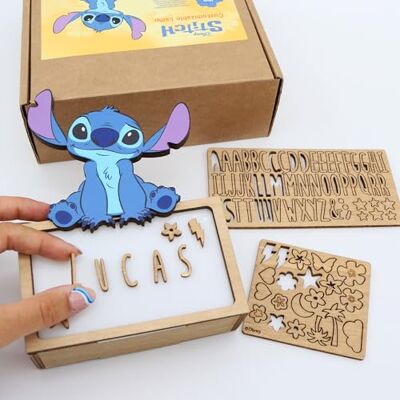WONDEE Disney Stitch-Lampe für Mädchen, personalisierbar mit Namen und Designs – Nachtlicht für Kinder von Stich, Geschenk für Mädchen und Neugeborene, personalisierte Geschenke WONDEE Disney Stitch-Lampe für Mädchen, personalisierbar mit Namen und Designs – Nachtlicht für Kinder von Stich, Geschenk für Mädchen und Neugeborene, personalisierte Geschenke
