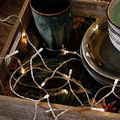 hellum LED Lichterkette mit Timer & Batterie, 20 Lichter, für innen Lichterkette 20e, beleuchtet 2,85m Mini LED Lichterkette warmweiß batteriebetrieben 3xAA nicht inkl, Kabel transparent 524239 hellum LED Lichterkette mit Timer & Batterie, 20 Lichter, für innen Lichterkette 20e, beleuchtet 2,85m Mini LED Lichterkette warmweiß batteriebetrieben 3xAA nicht inkl, Kabel transparent 524239