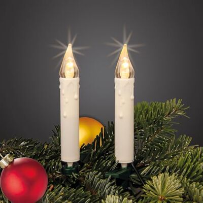 hellum Christbaum Lichterkette innen, 20 LED warmweiß, Stecker Lichterkette Weihnachten mit Clip, beleuchtet 5,70m, Kabel grün, Tannenbaumbeleuchtung innen, Christbaumkerzen <59lm 151282 hellum Christbaum Lichterkette innen, 20 LED warmweiß, Stecker Lichterkette Weihnachten mit Clip, beleuchtet 5,70m, Kabel grün, Tannenbaumbeleuchtung innen, Christbaumkerzen <59lm 151282