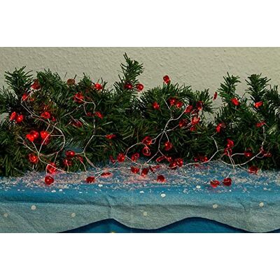Best Season SA139, LED Cluster mit Reflektoren, Herzen 72 rote LED, C, Plastik, Rot, 180.0 x 3.0 x 3.0 cm Best Season SA139, LED Cluster mit Reflektoren, Herzen 72 rote LED, C, Plastik, Rot, 180.0 x 3.0 x 3.0 cm