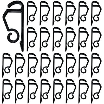 ANSIO Dachrinnenhaken für Weihnachtsbeleuchtung im Freien, Dachrinnenclips ideal für Weihnachtsbeleuchtung, Clusterlichter, Eiszapfenlichter & Lichterketten 100 Stück ANSIO Dachrinnenhaken für Weihnachtsbeleuchtung im Freien, Dachrinnenclips ideal für Weihnachtsbeleuchtung, Clusterlichter, Eiszapfenlichter & Lichterketten 100 Stück