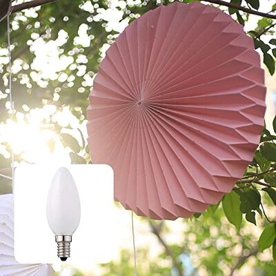 hellum Sunny Lampion innen rosa, Ø40cm, Schalter & Stecker, inkl. LED Lampenschirm inkl. LED E14 warmweiß, Papierlampenschirm Fenster, Papierlaterne Party, Lampions Hochzeit zum Aufhängen 523577 hellum Sunny Lampion innen rosa, Ø40cm, Schalter & Stecker, inkl. LED Lampenschirm inkl. LED E14 warmweiß, Papierlampenschirm Fenster, Papierlaterne Party, Lampions Hochzeit zum Aufhängen 523577