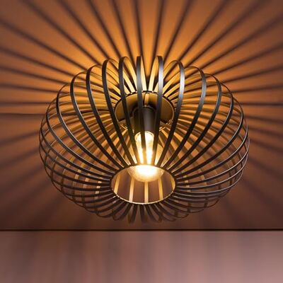 Lightbox Retro Deckenlampe mit besonderem Lichteffekt durch Gitter Retro Deckenlampe mit besonderem Lichteffekt durch Gitter Lampen-Schirm Ø Lightbox Retro Deckenlampe mit besonderem Lichteffekt durch Gitter Retro Deckenlampe mit besonderem Lichteffekt durch Gitter Lampen-Schirm Ø