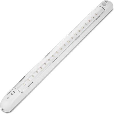 REV LED Schrankbeleuchtung kabellos 43cm Schranklicht mit Bewegungsmelder & Dämmerungssensor, Lichtleiste 2W, 120lm, tageslichtweiß dimmbar, weiß REV LED Schrankbeleuchtung kabellos 43cm Schranklicht mit Bewegungsmelder & Dämmerungssensor, Lichtleiste 2W, 120lm, tageslichtweiß dimmbar, weiß