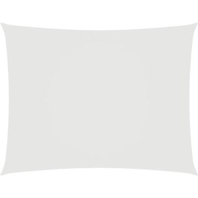 vidaXL Weiße rechteckige Oxford-Sonnensegel 6x7 m vidaXL Weiße rechteckige Oxford-Sonnensegel 6x7 m