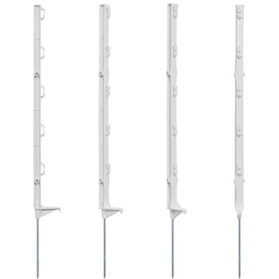 Voss 60x Weidezaunpfähle, 70cm hoch, weiß, Kunststoffpfahl Voss 60x Weidezaunpfähle, 70cm hoch, weiß, Kunststoffpfahl