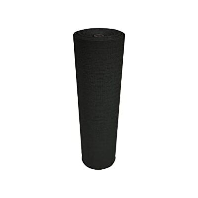 Coolaroo 70% UV-Block-Schattenstoffrolle für Privatsphäre, Carport, Zaun, Windschutzscheibe, 1,8 m x 30,4 m, Schwarz Coolaroo 70% UV-Block-Schattenstoffrolle für Privatsphäre, Carport, Zaun, Windschutzscheibe, 1,8 m x 30,4 m, Schwarz