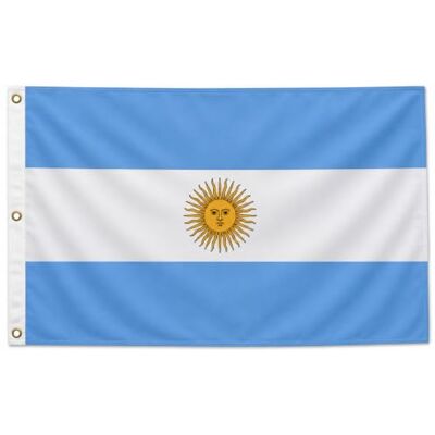 trends4cents Flagge Länder 150 x 250 cm – Premium Hissflagge mit 3 Metallösen – Wetterfest, UV-beständig & doppelt vernäht – 100% Polyester – Große Fahne für Fahnenmast, Garten & Events (Argentinien) trends4cents Flagge Länder 150 x 250 cm – Premium Hissflagge mit 3 Metallösen – Wetterfest, UV-beständig & doppelt vernäht – 100% Polyester – Große Fahne für Fahnenmast, Garten & Events (Argentinien)