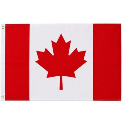 trends4cents Flagge Länder 150 x 250 cm – Premium Hissflagge mit 3 Metallösen – Wetterfest, UV-beständig & doppelt vernäht – 100% Polyester – Große Fahne für Fahnenmast, Garten & Events (Kanada) trends4cents Flagge Länder 150 x 250 cm – Premium Hissflagge mit 3 Metallösen – Wetterfest, UV-beständig & doppelt vernäht – 100% Polyester – Große Fahne für Fahnenmast, Garten & Events (Kanada)