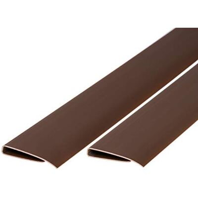 Ventanara ® Abdeckprofil PVC Sichtschutz Zaun 2x1m Zaunabdeckung 2er Set (Braun) Ventanara ® Abdeckprofil PVC Sichtschutz Zaun 2x1m Zaunabdeckung 2er Set (Braun)