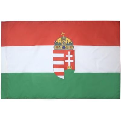 AZ FLAG Ungarn Flagge mit Wappen 150x90cm - Flagge mit Wappen AZ FLAG Ungarn Flagge mit Wappen 150x90cm - Flagge mit Wappen