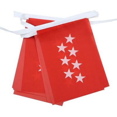 AZ FLAG Fahnenkette Autonome Gemeinschaft Madrid 6 Meter Mit 20 Flaggen 21x14 cm Autonome Gemeinschaft Madrid Girlande Flaggenkette 14 x 21 Cm AZ FLAG Fahnenkette Autonome Gemeinschaft Madrid 6 Meter Mit 20 Flaggen 21x14 cm Autonome Gemeinschaft Madrid Girlande Flaggenkette 14 x 21 Cm