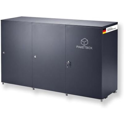 Metzler Mülltonnenbox 2er mit XXL Paketbox Aluminium Anthrazit RAL 7016 Für 2 Mülltonnen 240L Abschließbar Rostfrei Wetterfest Gasdruckdämpfer Soft-Close Höhenverstellbare Füße Metzler Mülltonnenbox 2er mit XXL Paketbox Aluminium Anthrazit RAL 7016 Für 2 Mülltonnen 240L Abschließbar Rostfrei Wetterfest Gasdruckdämpfer Soft-Close Höhenverstellbare Füße