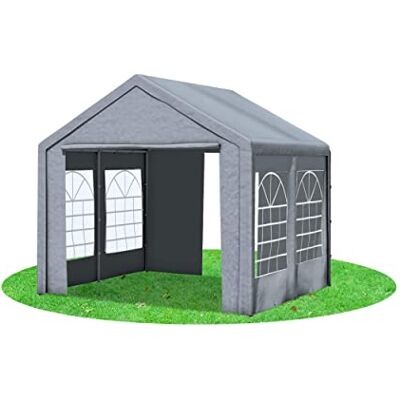 Stabilezelte 3x3m Partyzelt, Classic PRO PE GRAU Stabilezelte 3x3m Partyzelt, Classic PRO PE GRAU