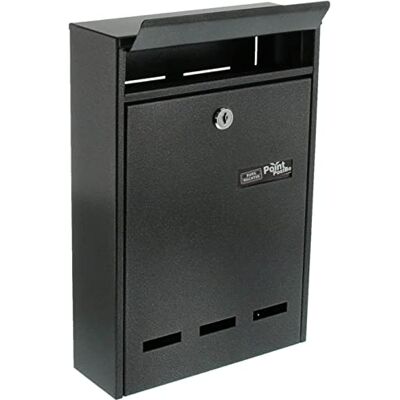 BURG-WÄCHTER , Anlagenbriefkasten, A5 Einwurf-Format, Verzinkter Stahl, Pocket 5871 E, Eisen BURG-WÄCHTER , Anlagenbriefkasten, A5 Einwurf-Format, Verzinkter Stahl, Pocket 5871 E, Eisen