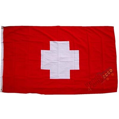 trends4cents Top Qualität Flagge SCHWEIZ Swiss Swizerland Fahne, 250 x 150 cm, EXTREM REIßFEST, Keine BILLIG-CHINAWARE, Stoffgewicht ca. 100 g/m², sehr robust, extra starke Messing-Ösen trends4cents Top Qualität Flagge SCHWEIZ Swiss Swizerland Fahne, 250 x 150 cm, EXTREM REIßFEST, Keine BILLIG-CHINAWARE, Stoffgewicht ca. 100 g/m², sehr robust, extra starke Messing-Ösen