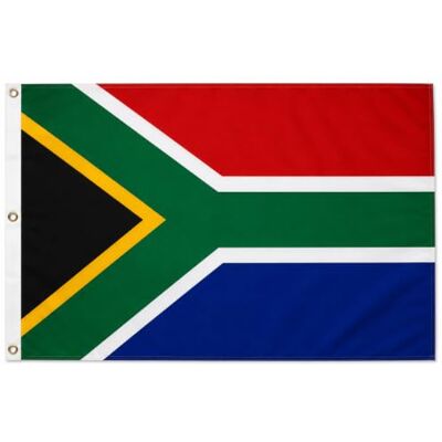 trends4cents Flagge Länder 90 x 150 cm – Premium Hissflagge mit 2 Metallösen – Wetterfest, UV-beständig & doppelt vernäht – 100% Polyester – Große Fahne für Fahnenmast, Garten & Events (Südafrika) trends4cents Flagge Länder 90 x 150 cm – Premium Hissflagge mit 2 Metallösen – Wetterfest, UV-beständig & doppelt vernäht – 100% Polyester – Große Fahne für Fahnenmast, Garten & Events (Südafrika)