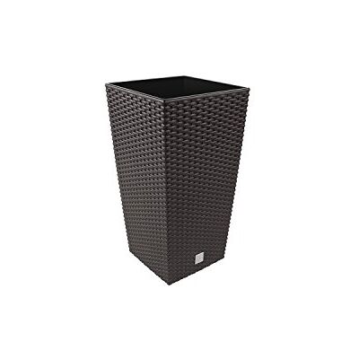 Prosperplast Blumenkübel ca. 7 L in Rattan Optik inkl. Einsatz braun Kunststoff Rattan Eckig h-325 mm Prosperplast Blumenkübel ca. 7 L in Rattan Optik inkl. Einsatz braun Kunststoff Rattan Eckig h-325 mm